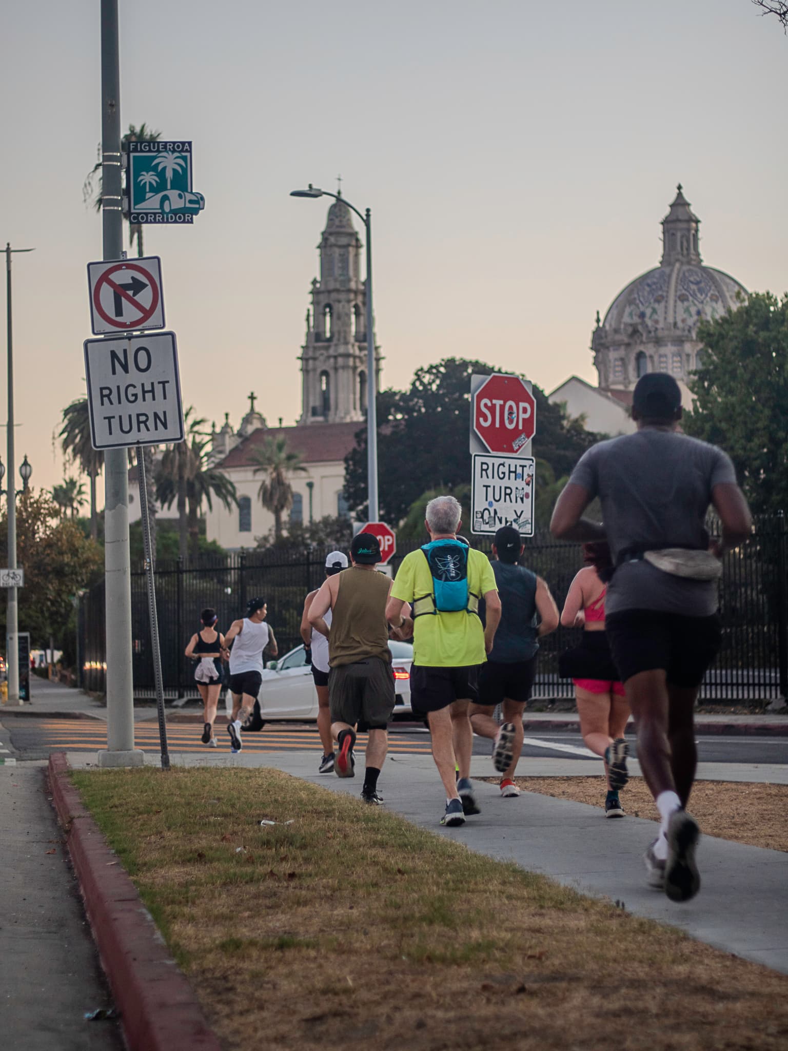 DTLA Running Group Run to USC