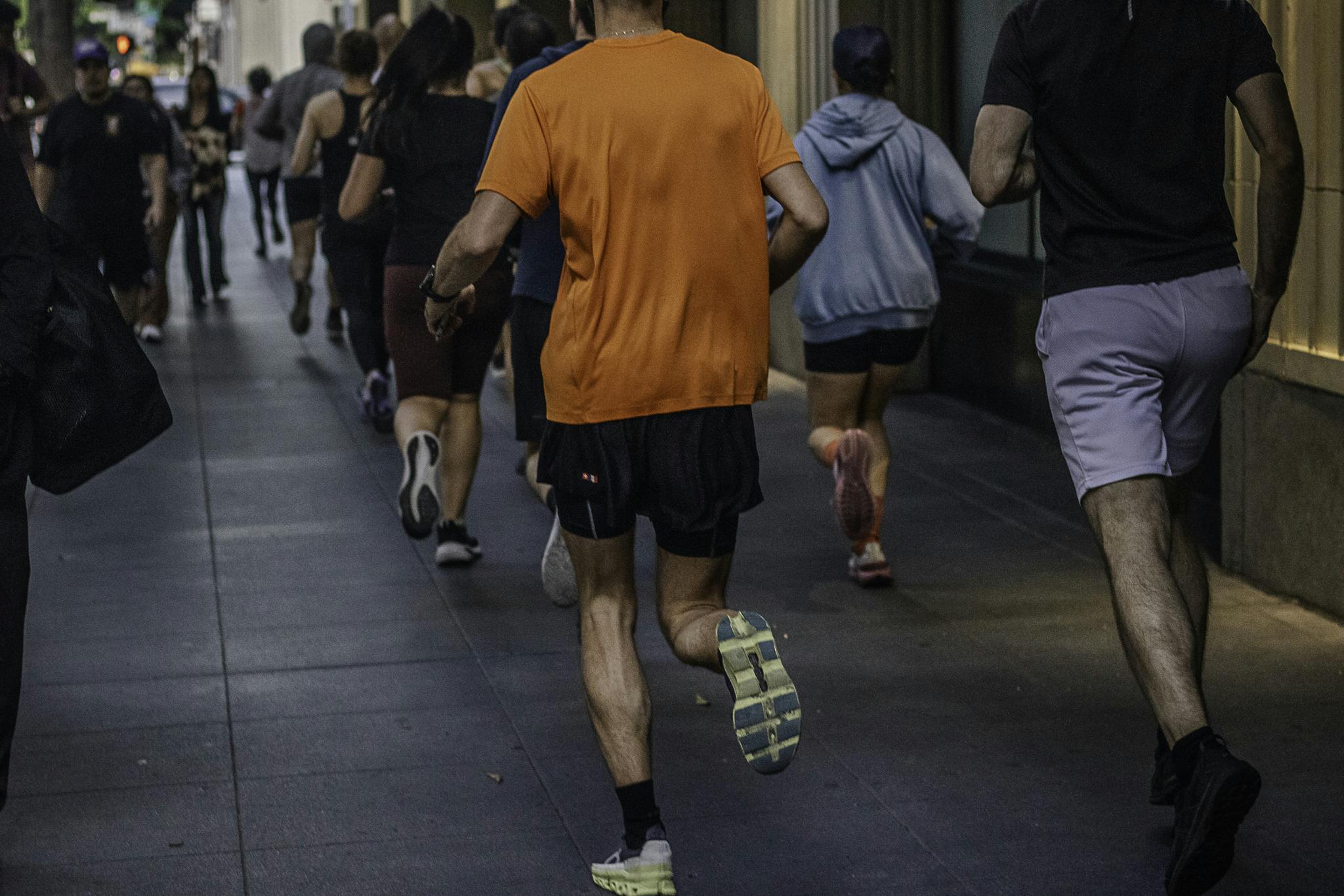 DTLA Running Group Run to Figueroa Terrace